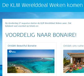 KLM Werelddealweken